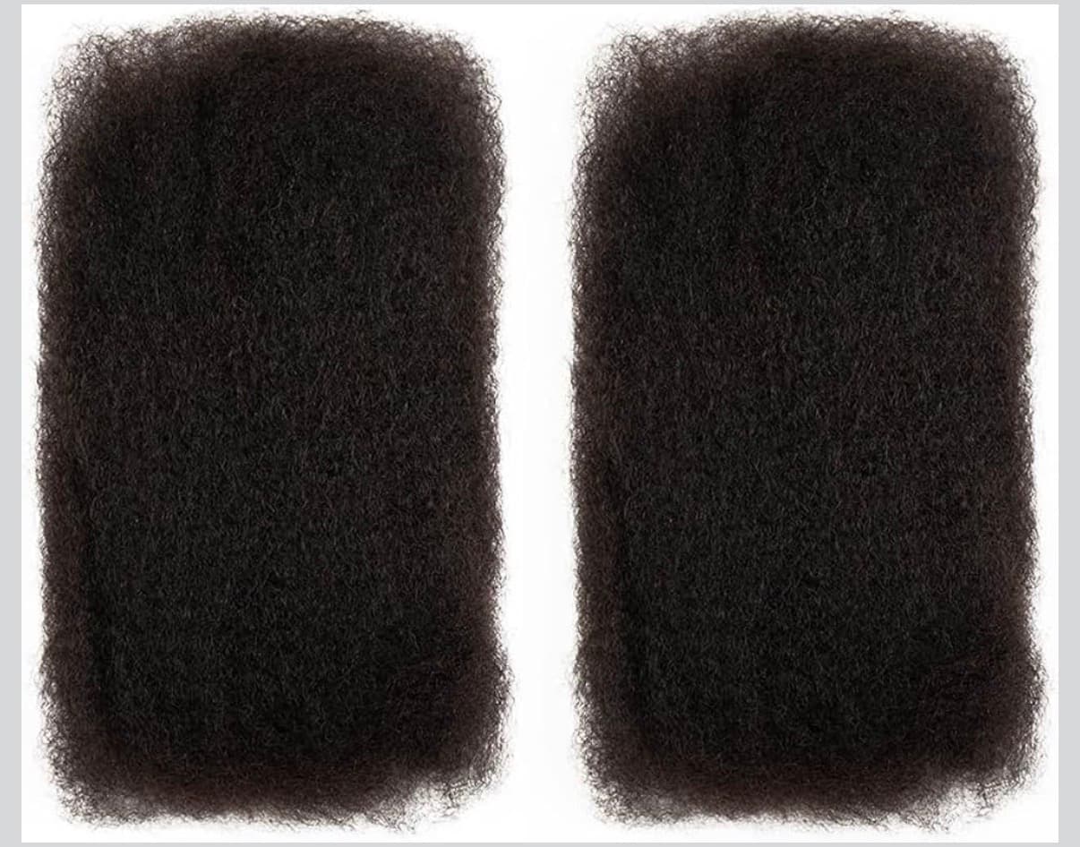 Afro Kinky Human Hair — Natural Black (1B)