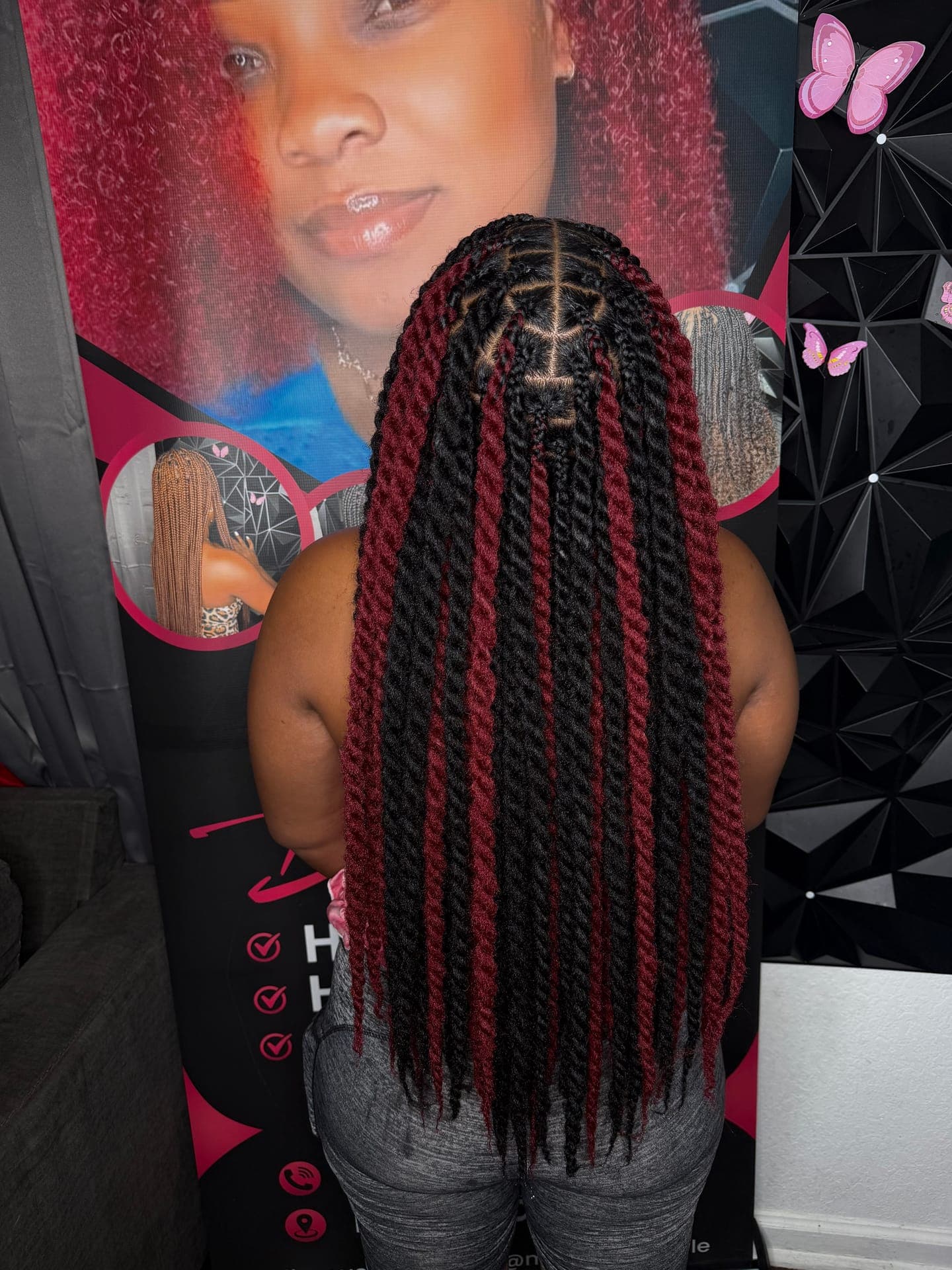 Red and black twists